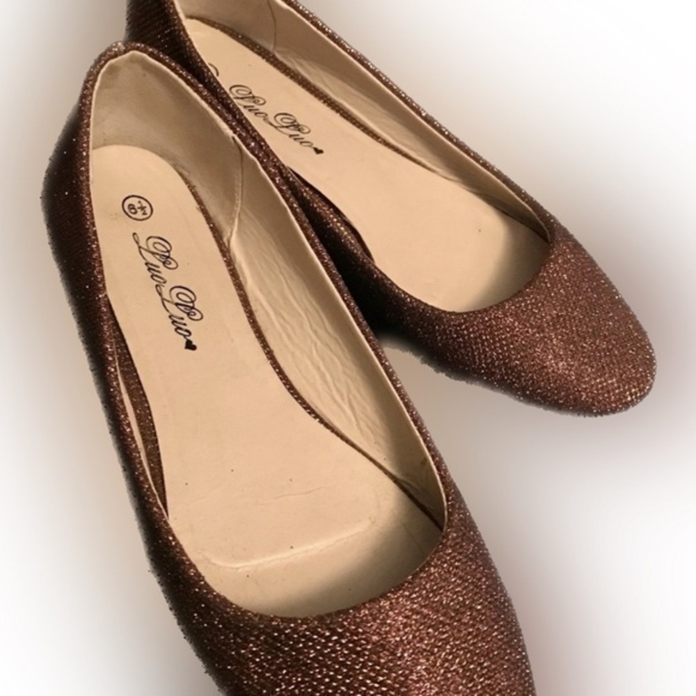 LUO LUO- Ballet glitter party flats 6 1/2